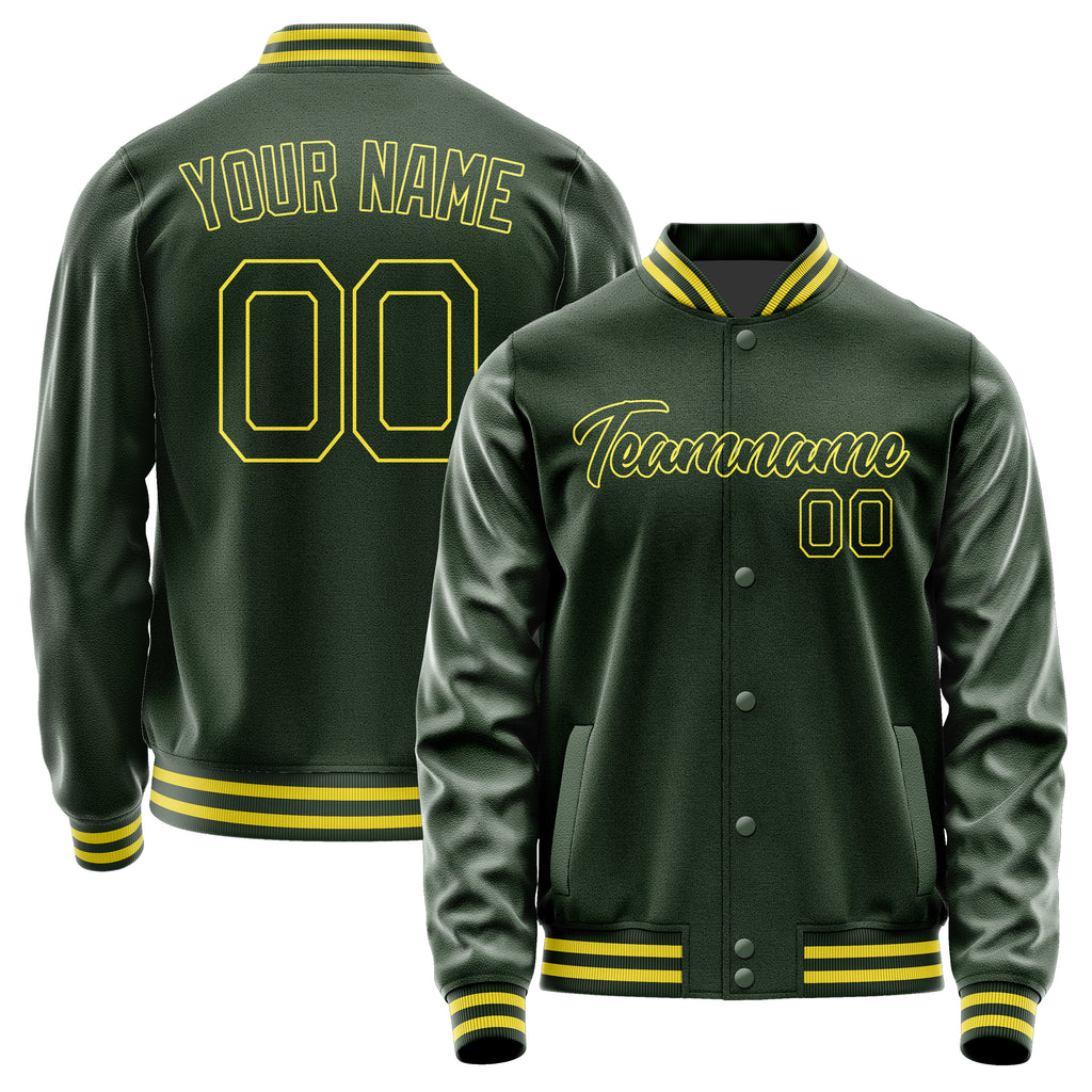 Custom Dark Green Dark Green Jacket JA0606060626B22606