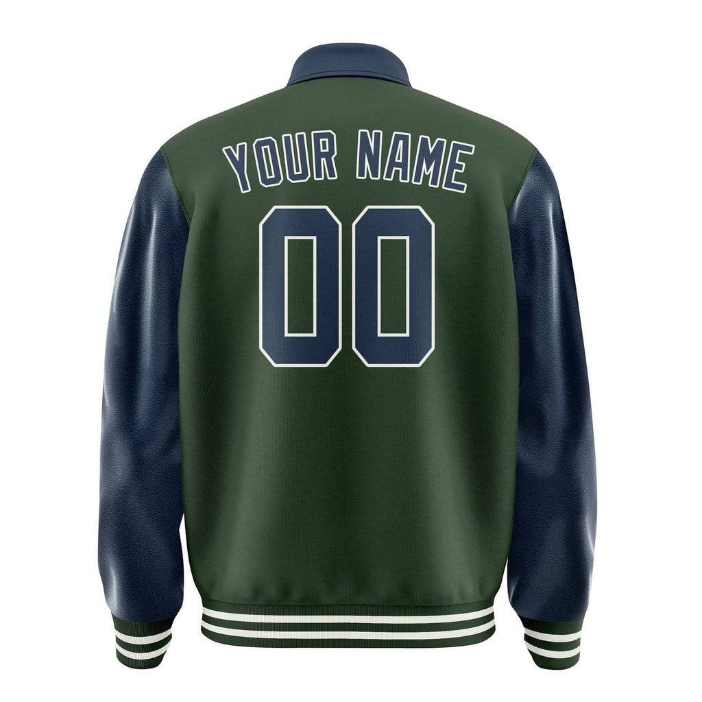 Custom Dark Green Blue Jacket