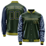 Custom Dark Green Blue Jacket