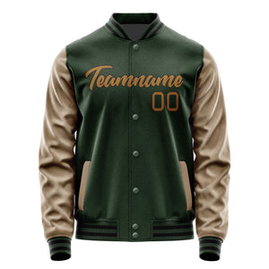 Custom Dark Green Khaki Jacket JA0606220617B21722