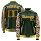 Custom Dark Green Khaki Jacket