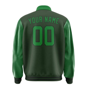 Custom Dark Green Emerald Green Jacket