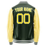 Custom Dark Green Light Yellow Jacket JA0606260618B21826