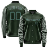Custom Dark Green Blue Green Jacket