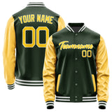 Custom Dark Green Gold Jacket