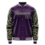 Custom Purple Brown Jacket JA0707010719B21901
