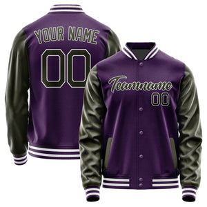 Custom Purple Olive Jacket JA0707020718B21802