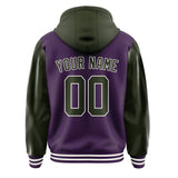Custom Purple Olive Jacket