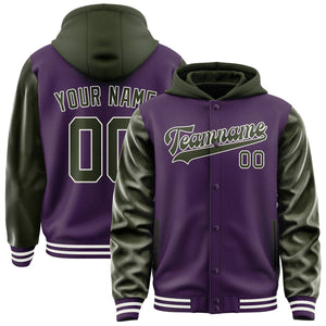 Custom Purple Olive Jacket