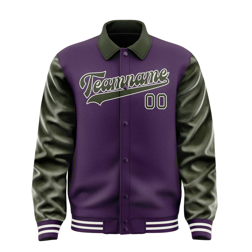 Custom Purple Olive Jacket