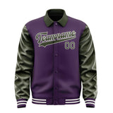 Custom Purple Olive Jacket