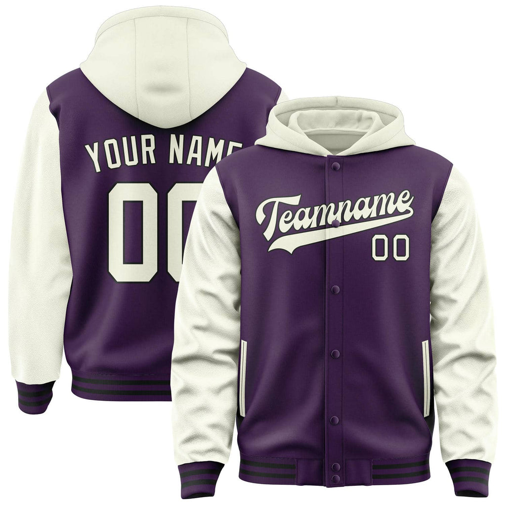 Custom Purple Cream Jacket