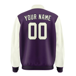 Custom Purple Cream Jacket