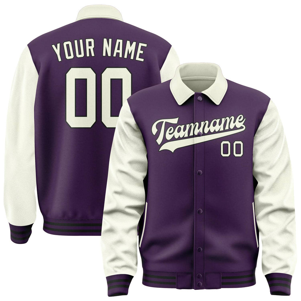 Custom Purple Cream Jacket