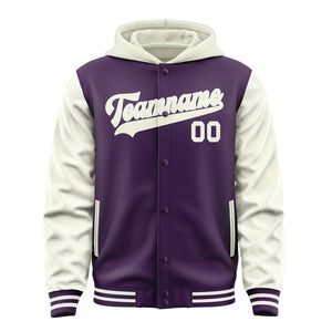 Custom Purple Cream Jacket