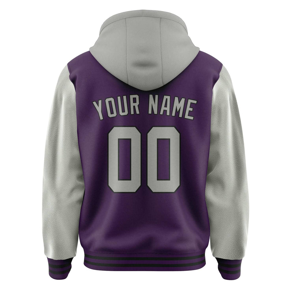 Custom Purple Gray Jacket