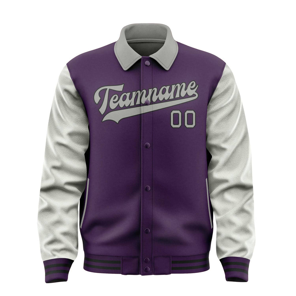 Custom Purple Gray Jacket