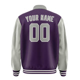Custom Purple Gray Jacket