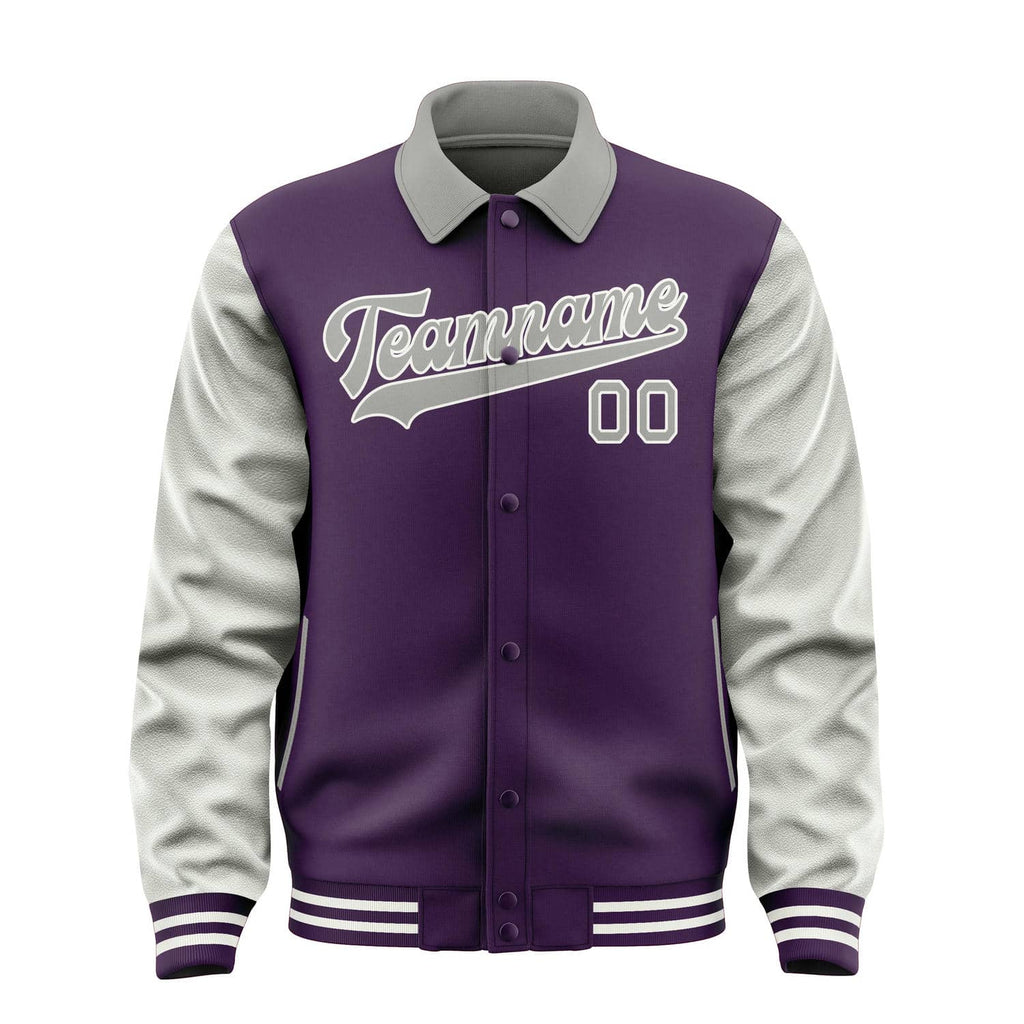 Custom Purple Gray Jacket