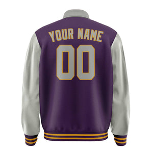Custom Purple Gray Jacket