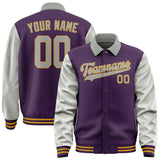 Custom Purple Gray Jacket