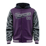 Custom Purple Navy Jacket