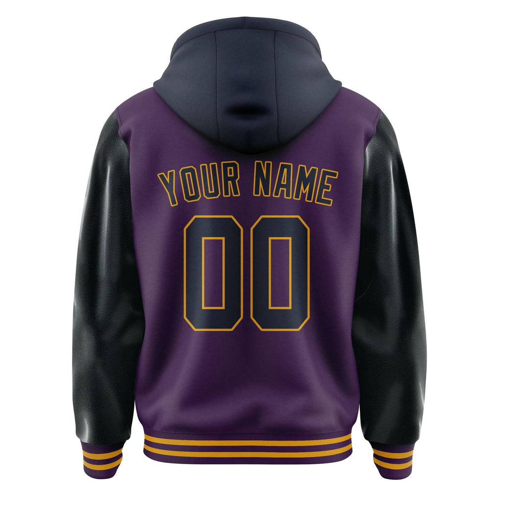 Custom Purple Navy Jacket