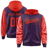 Custom Purple Orange Red Jacket