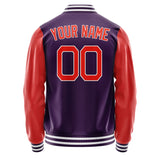 Custom Purple Orange Red Jacket JA0707120717B21712