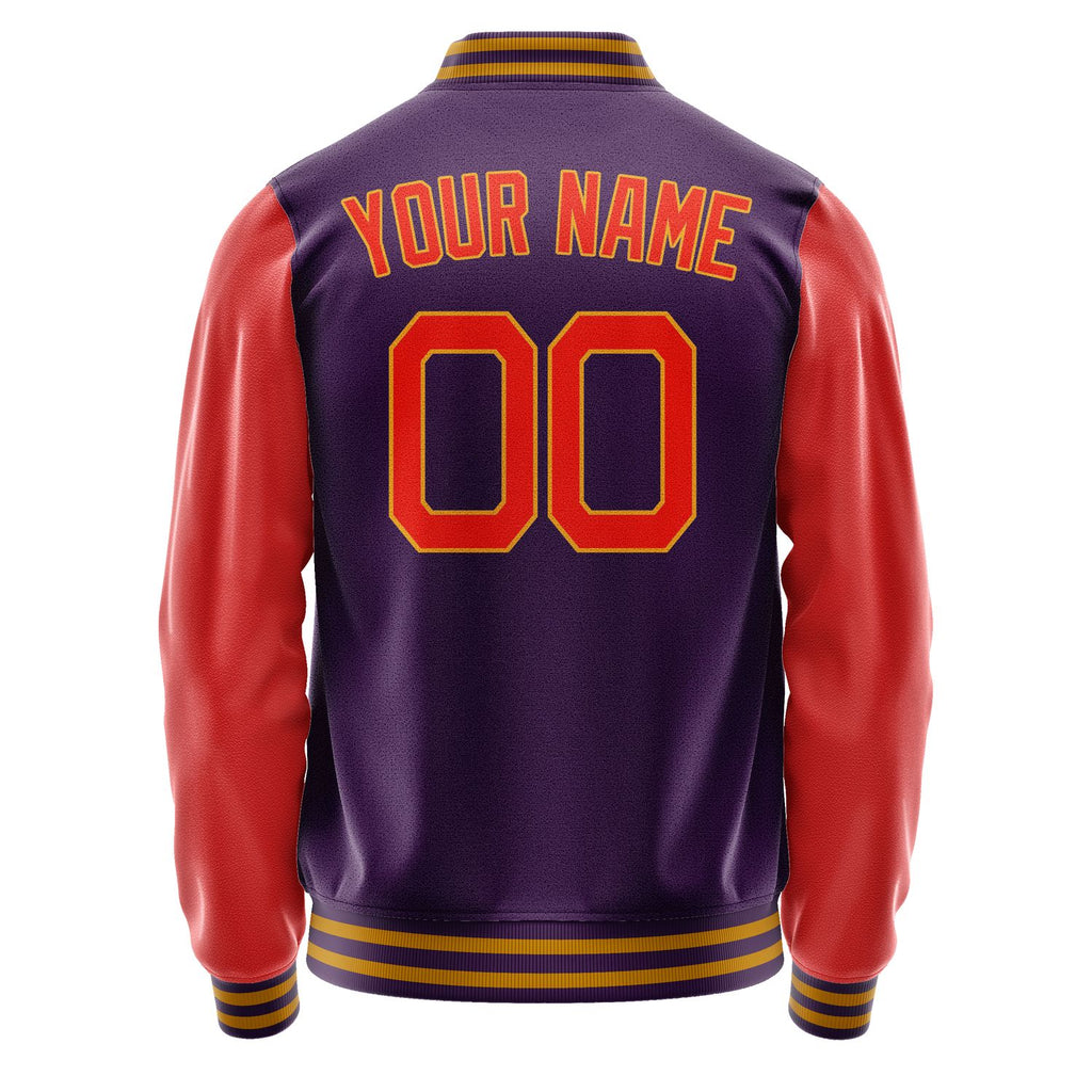 Custom Purple Orange Red Jacket JA0707120718B21812