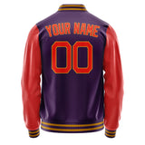 Custom Purple Orange Red Jacket JA0707120718B21812