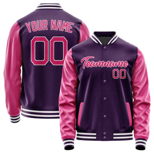 Custom Purple Pink Jacket JA0707130718B21813