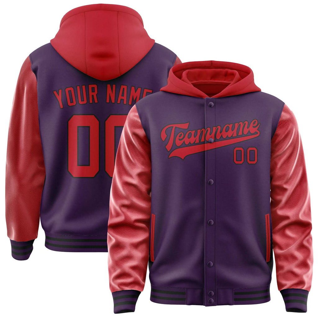 Custom Purple Red Jacket