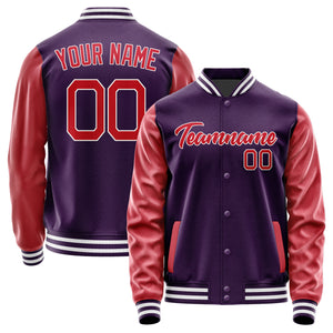 Custom Purple Red Jacket JA0707140718B21814
