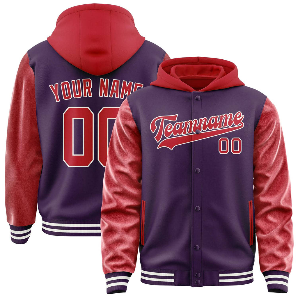 Custom Purple Red Jacket