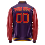 Custom Purple Red Jacket JA0707140718B21814