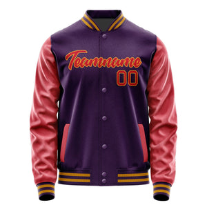 Custom Purple Red Jacket JA0707140718B21814