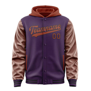Custom Purple Coral Red Jacket