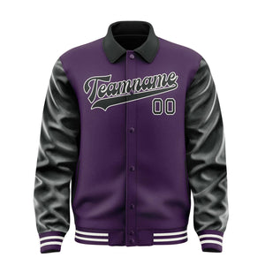 Custom Purple Black Jacket
