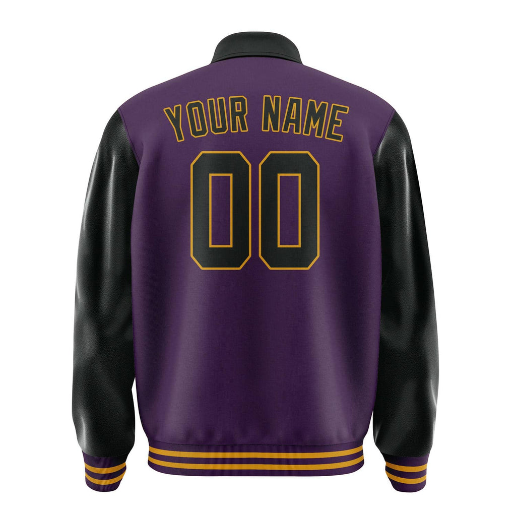 Custom Purple Black Jacket