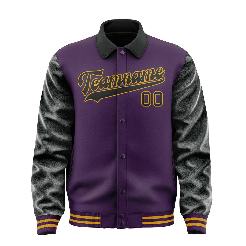 Custom Purple Black Jacket