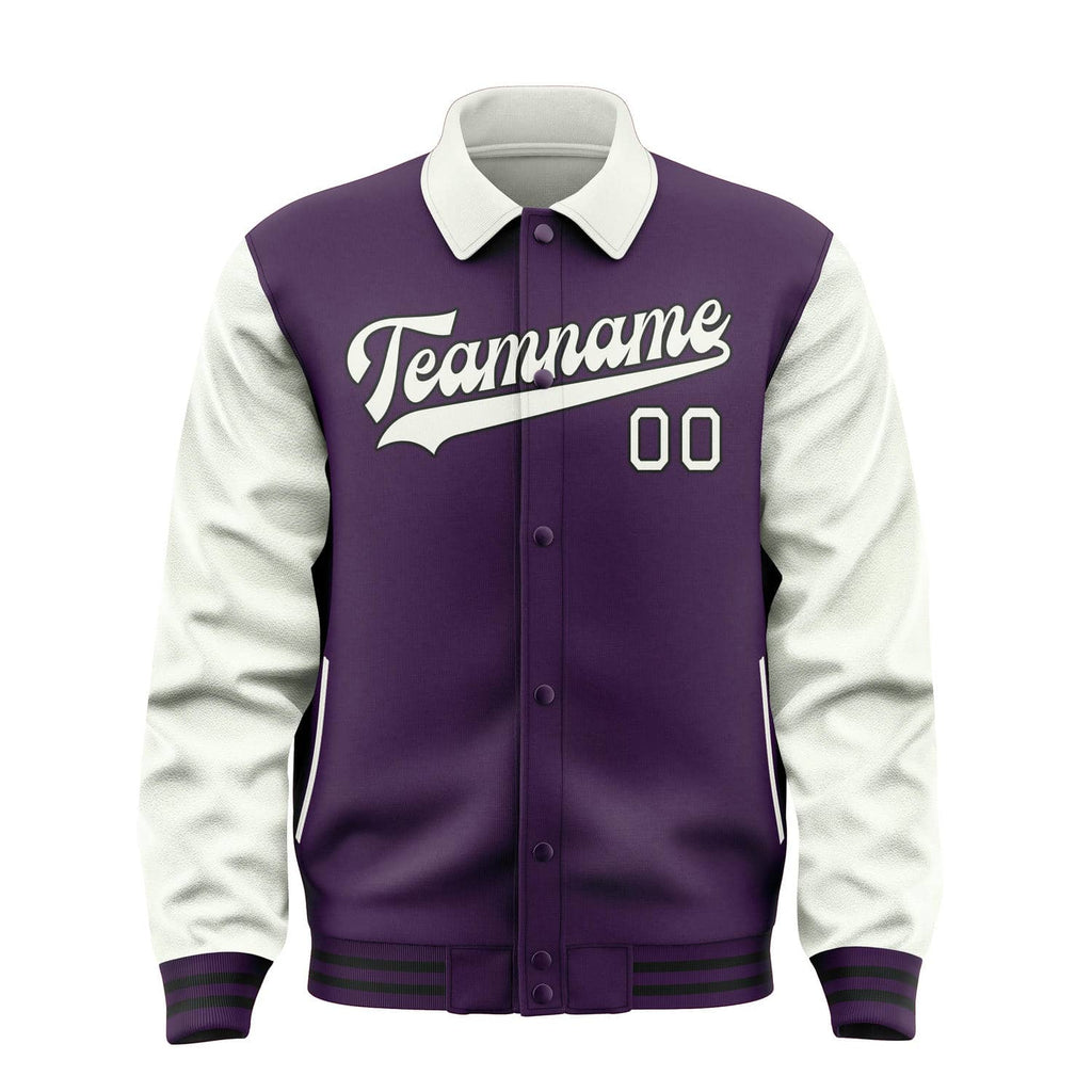 Custom Purple White Jacket