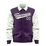 Custom Purple White Jacket