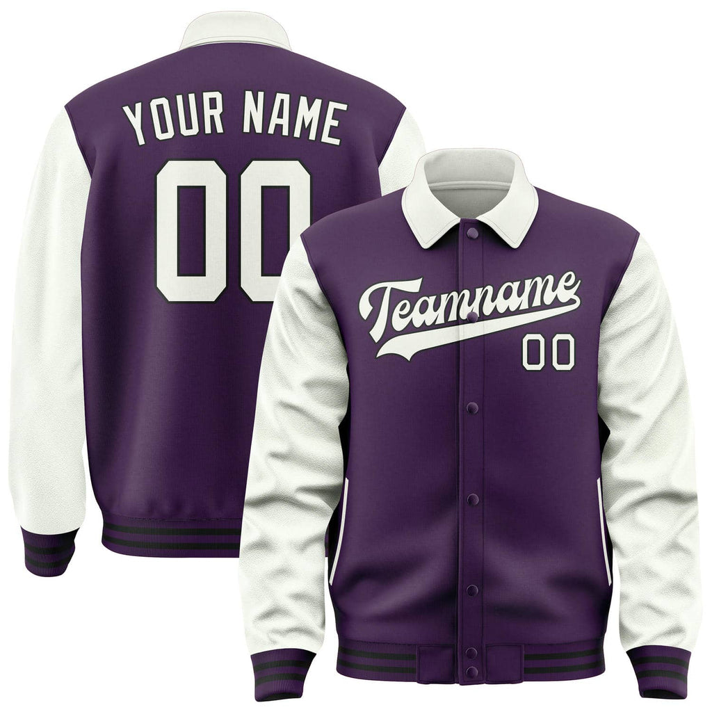 Custom Purple White Jacket