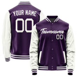 Custom Purple White Jacket