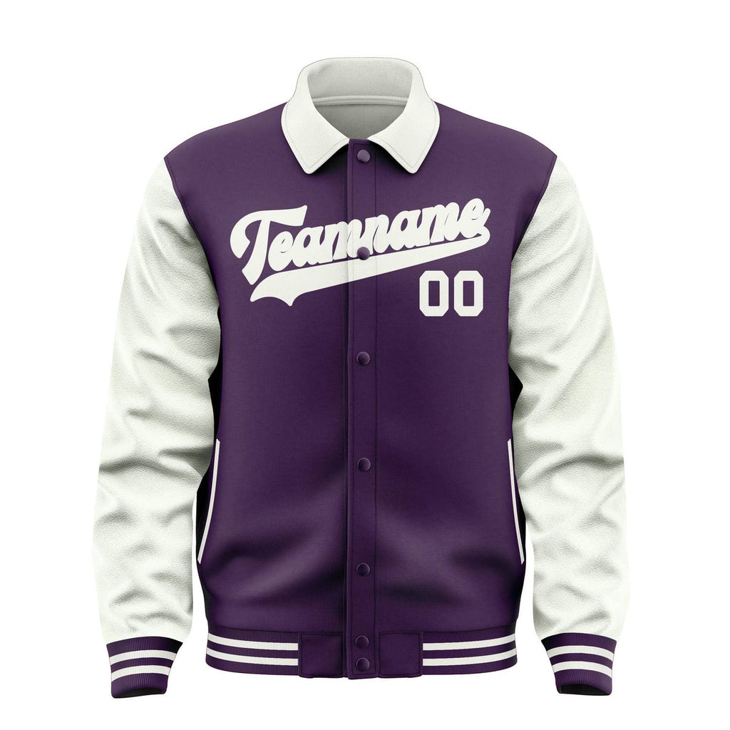 Custom Purple White Jacket