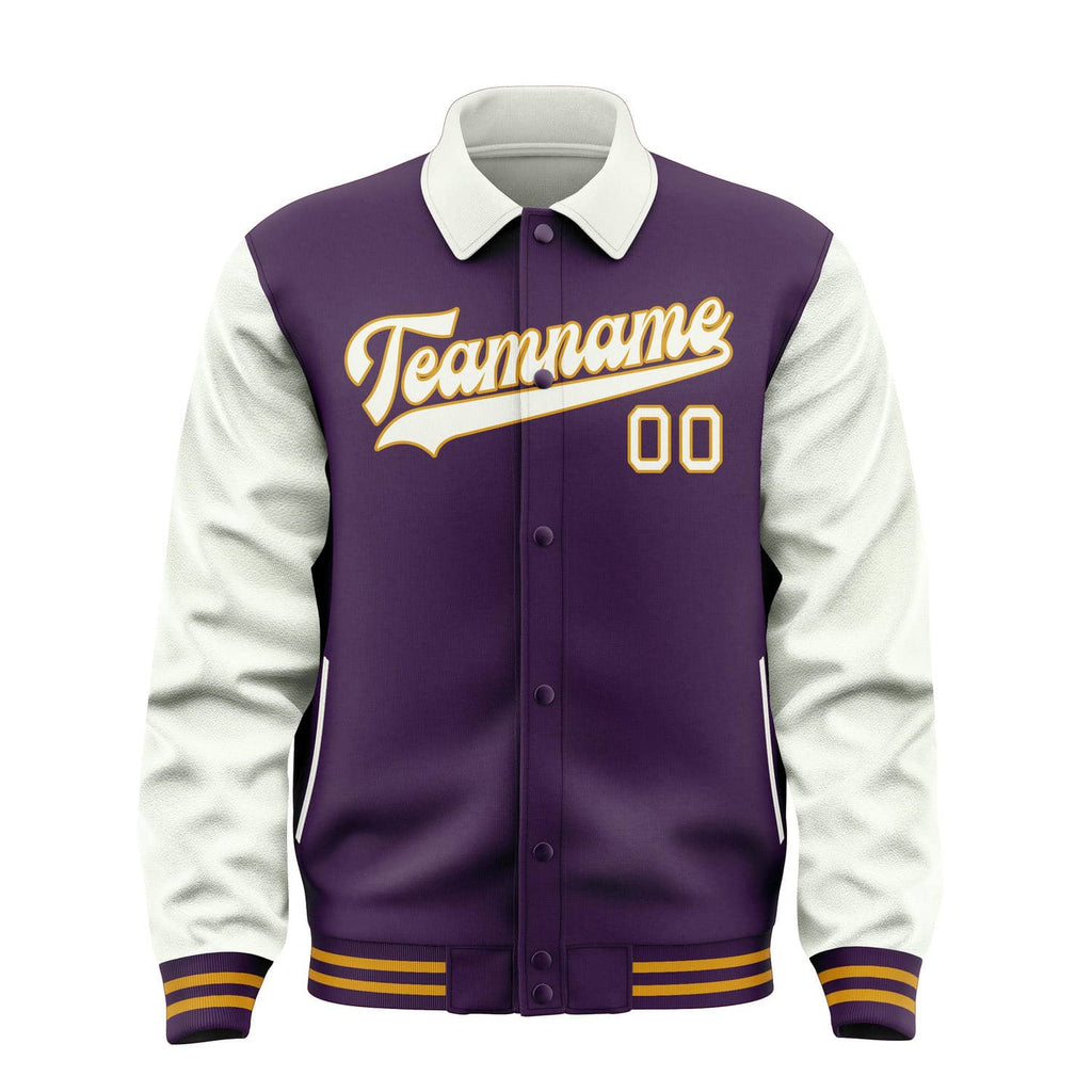 Custom Purple White Jacket