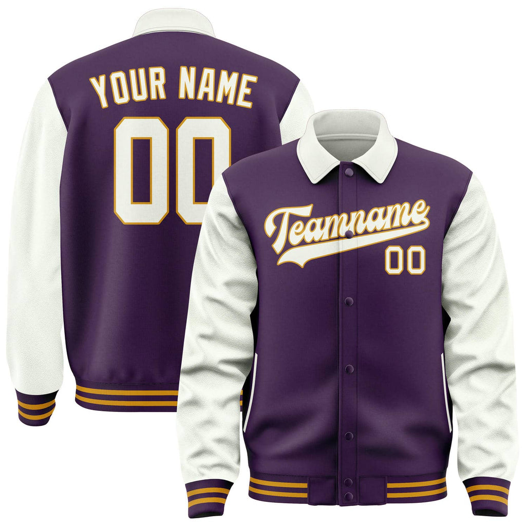 Custom Purple White Jacket