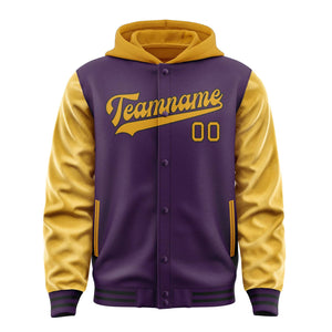 Custom Purple Yellow Jacket