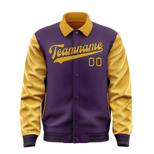 Custom Purple Yellow Jacket